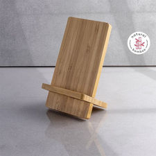 Soporte de 2 piezas encajables fabricado en bambú