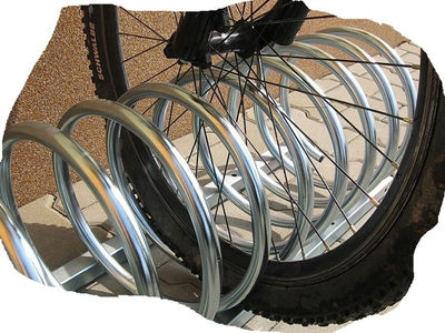 Soporte para bicicletas de acero galvanizado - Foto 3