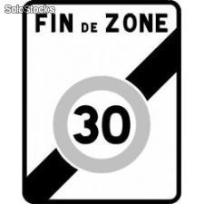 Sortie d&#39;une zone à vitesse limitée à 30 km/h