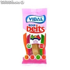 Sour Belts 4x4 100g Vidal