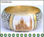souvenir de paris bracelet en métal la tour eiffel, arc de triomphe, sacre coeur - Photo 2