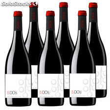Spanien Rotwein Tinto 5 DO&#39;s 2012 ( 6 fls x 75 cl. )