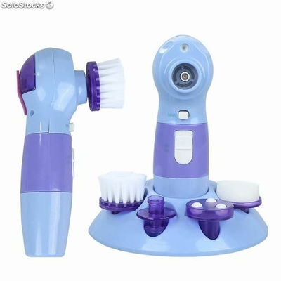 Spazzola massaggiatore rotante detergente per pori del viso cura del viso 4 in 1 - Foto 2