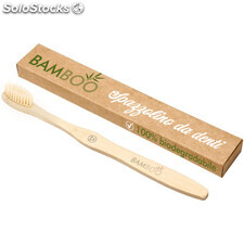 Spazzolino da denti in bambù 100% biodegradabile in 4 personalizzazioni
