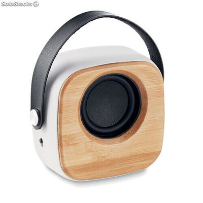 Speaker 3W in bamboo bianco MIMO9806-06