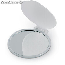 Specchietto rotondo bianco trasparente MOKC2466-26