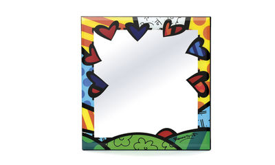 Specchio da parete Romero Britto 30 x 30 cm