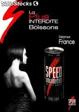 Speed Unlimited energy drink boisson energisante taurine