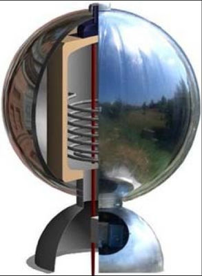 Sphere solaire thermique pour votre eau chaude
