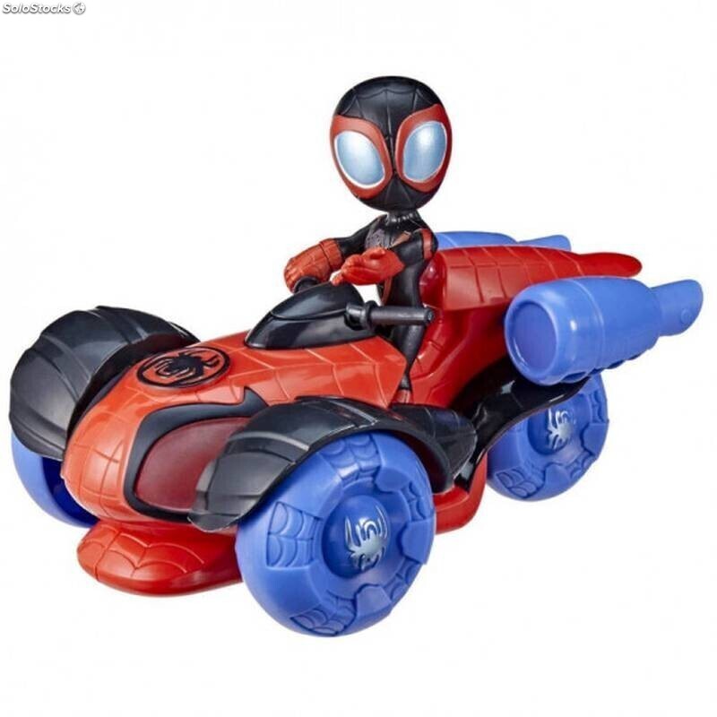 Spidey And His Amazing Friends Miles Morales: Spiderman Tecno Moto Luminosa
