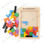Spielen wit holz - puzzle stücke farben - 33 x 28 cm - Foto 2