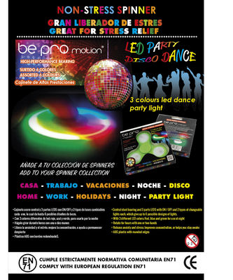SPINNER Be Promotion Non Stress Spinner Led dance Disco Dance - Foto 3