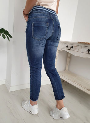 Spodnie bound jeans - Zdjęcie 4