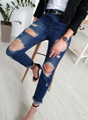 Spodnie chaplet jeans - Zdjęcie 2