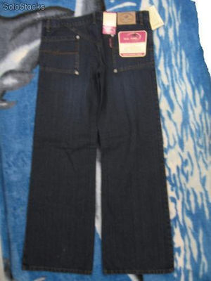 Spodnie damskie jeansy biodrówki - Zdjęcie 3