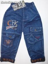 Spodnie Jeans dla chłopca na gumce
