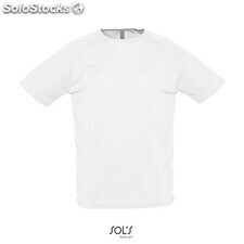 Sporty camiseta hombre 140g Blanco l MIS11939-wh-l