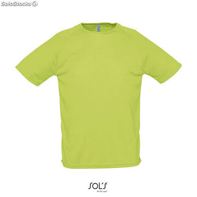 Sporty men t-shirt 140g Apple Green l MIS11939-ag-l