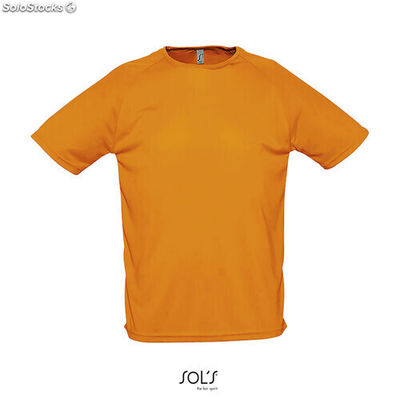 Sporty men t-shirt 140g orange fluo xs MIS11939-no-xs