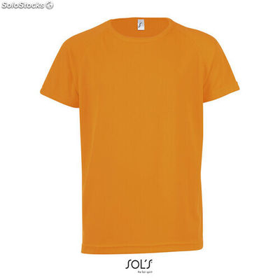 Sporty t-shirt criança 140g laranja neon 4XL MIS01166-no-4XL