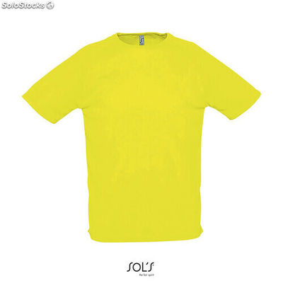 Sporty t-shirt senhor 140g amarelo fluo xxl MIS11939-ne-xxl