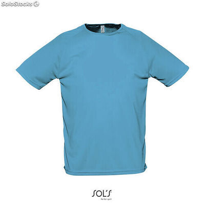 Sporty t-shirt senhor 140g Aqua xxs MIS11939-aq-xxs