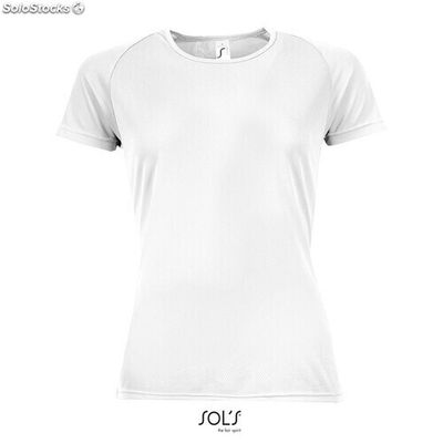 Sporty t-shirt senhora 140g Branco m MIS01159-wh-m