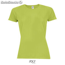 Sporty women t-shirt 140g Apple Green l MIS01159-ag-l