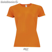 Sporty women t-shirt 140g arancione neon m MIS01159-no-m