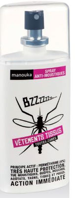 Spray Anti-Moustique vêtement 75ml - Manouka