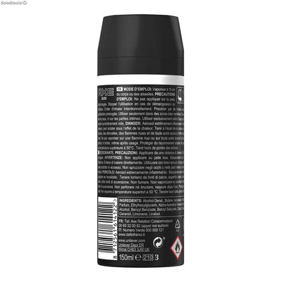 Spray déodorant Black Axe Black (150 ml) - Photo 3