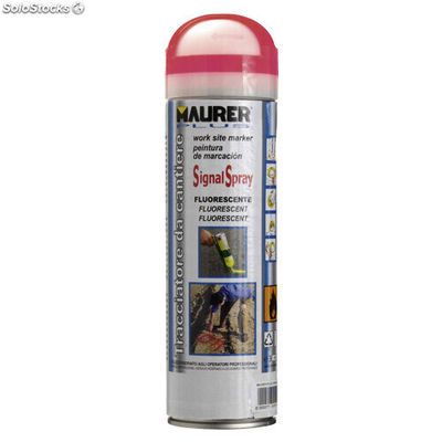 Spray Pintura Trazador Rojo Fluorescente 500 ml.