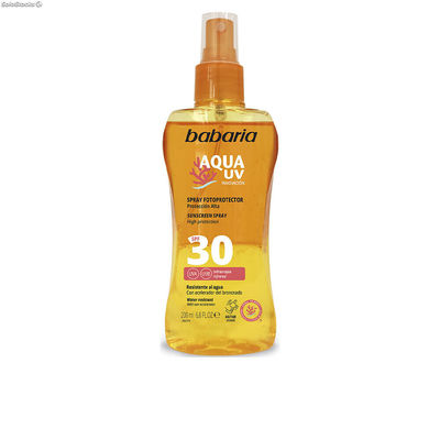 Spray z filtrem do opalania Babaria Solar Aqua UV SPF 30 (200 ml)