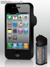 Spraytect cover de cellular iphone 4/4s con cartucho de gas pimienta removible