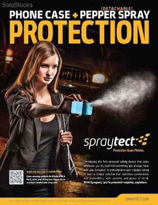 Spraytect cover de cellular iphone 4/4s con cartucho de gas pimienta removible - Foto 4