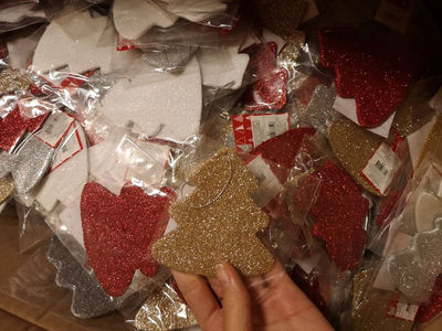Sprzedam pakiety dekoracji świątecznych bombki zawieszki - Zdjęcie 3
