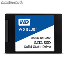 Ssd 500GB wd Blue 2,5 (6.3cm) sataiii 3D 7mm intern bulk WDS500G2B0A
