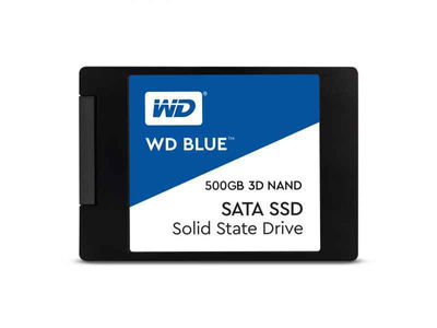 Ssd 500GB wd Blue 2,5 (6.3cm) sataiii 3D 7mm intern bulk WDS500G2B0A - Foto 2
