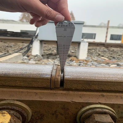 Stainless Railway Joint Rail Gap Gauge Ruler Device for Rail Gap Measuring - Foto 4