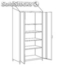 Stainless steel storage wardrobe locker - n. 2 doors grade 304 stainless steel