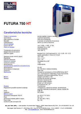 Stampante 3D futura 750 ht - Foto 2