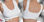 Staniki topy biustonosze sportowe push up kolor biały - Zdjęcie 2