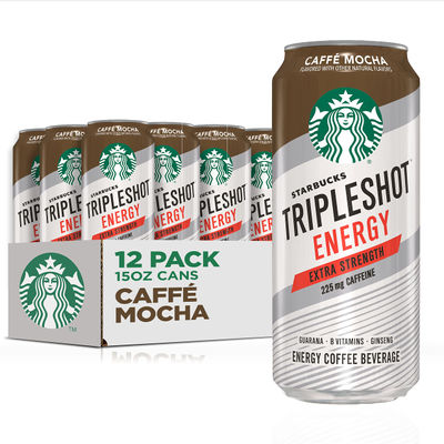 Starbucks Tripleshot Energy Extra Strength Espresso-Kaffeegetränk, Café Mokka