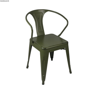 Starke Vintage grün Metall Stuhl 49X50X74CM thinia Hause