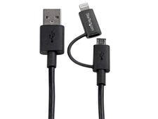 Startech Apple Lightning Micro usb auf usb Kabel iPhone iPad 1m LTUB1MBK