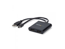 StarTech.com Mini DisplayPort to dp Multi Monitor 2-Port mst Hub mstmdp