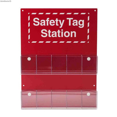 Station d&#39;étiquettes de sécurité 10 poches