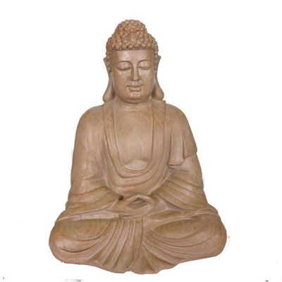 Statue di Budda in polystone. Lotto 4.