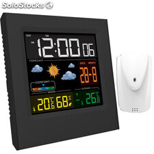 Stazione meteo wireless led igrometro + sensore S672