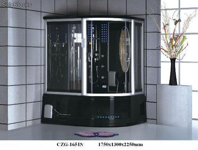 Steam Hamman Jacuzzi Sauna Spa Whirlpool Banho turco Com tv Mp3 Frigorífico - Foto 5